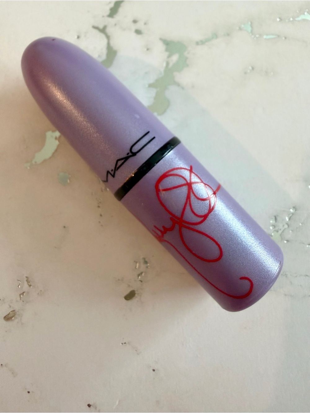 NWOT MAC Cosmetics x Kelly Osbourne Limited Edition Lipstick in Riot House - Picture 4 of 4